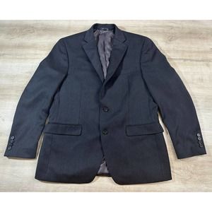 Polo Ralph Lauren Men 40R Wool Gray Jacket Sport Coat Stretch Adult